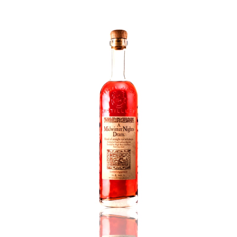 High West A Midwinter Night Dram Straight Rye Whiskey 750ml