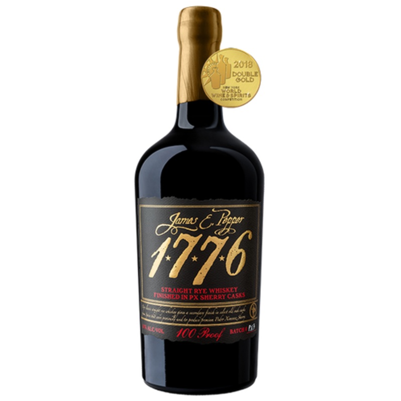 James E. Pepper 1776 Sherry Cask Finished Straight Rye Whiskey 750ml