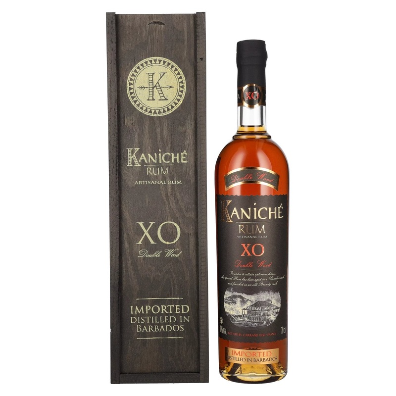 Kaniche Rum XO Double Wood Artisanal Rum 40% Vol. 0,7l in wooden box