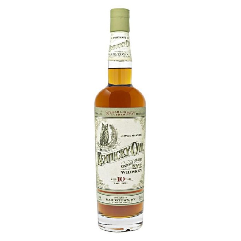 Kentucky Owl Aged 10 Years Batch No. 3 Straight Rye Whiskey 750mL