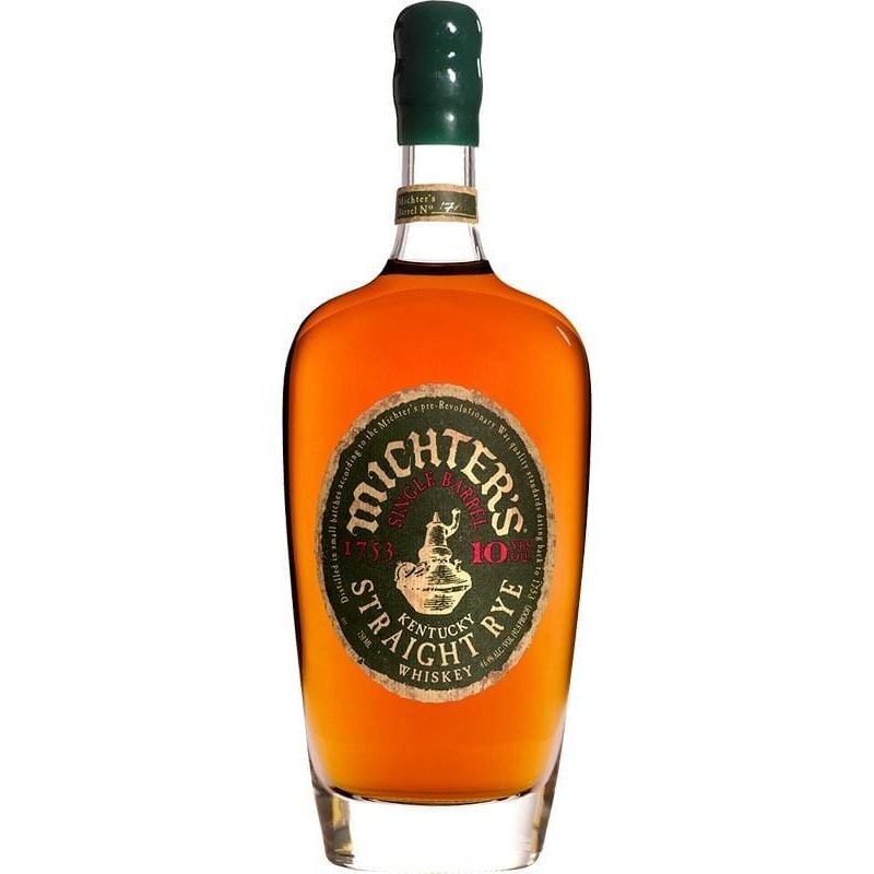 Michters 10 Year Old Single Barrel Rye Whiskey 2021 Release 750mL