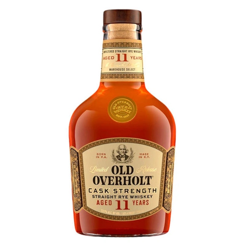 Old Overholt 11 Year Cask Strength Straight Rye Whiskey 750mL