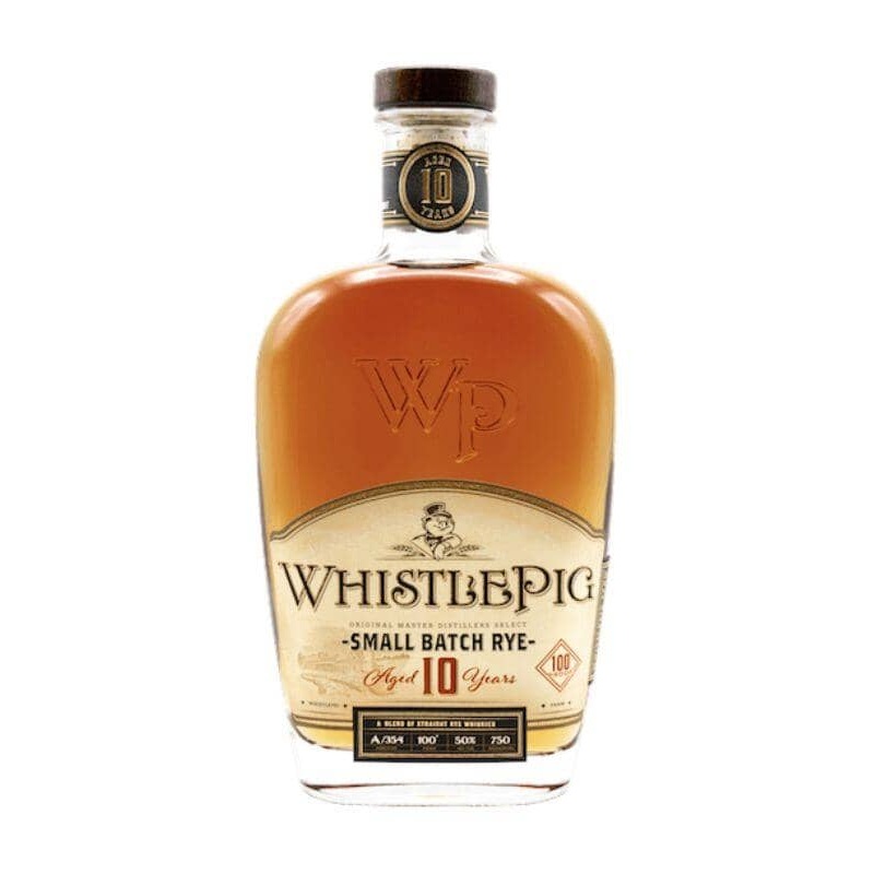 WhistlePig 10 Year Old Small Batch Rye Whiskey 750mL