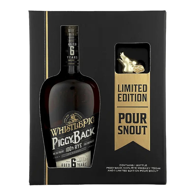 WhistlePig Piggyback 6 Year Old Rye Limited Edition Pour Snout
