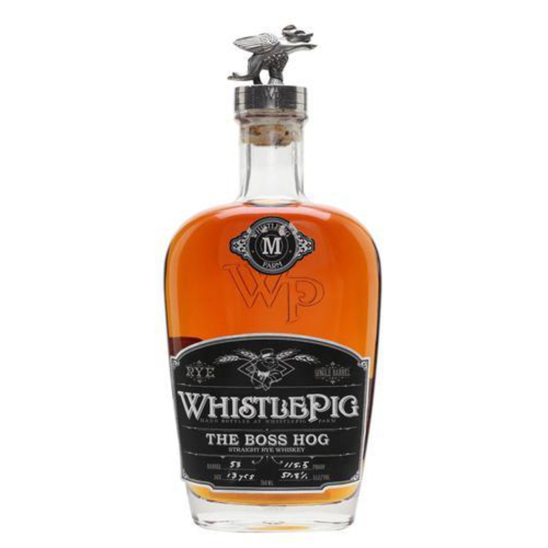 WhistlePig The Boss Hog II The Spirit of Mortimer Barrel 55 Straight Rye Whiskey 750ml