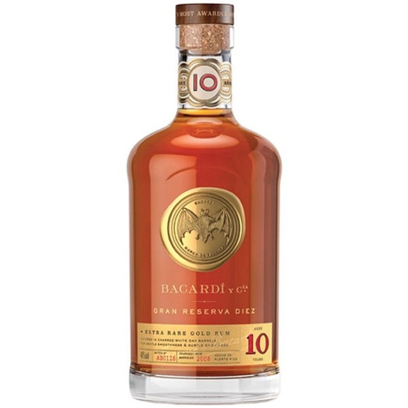 Barcardi Gran Reserva Diez Rum 750ml