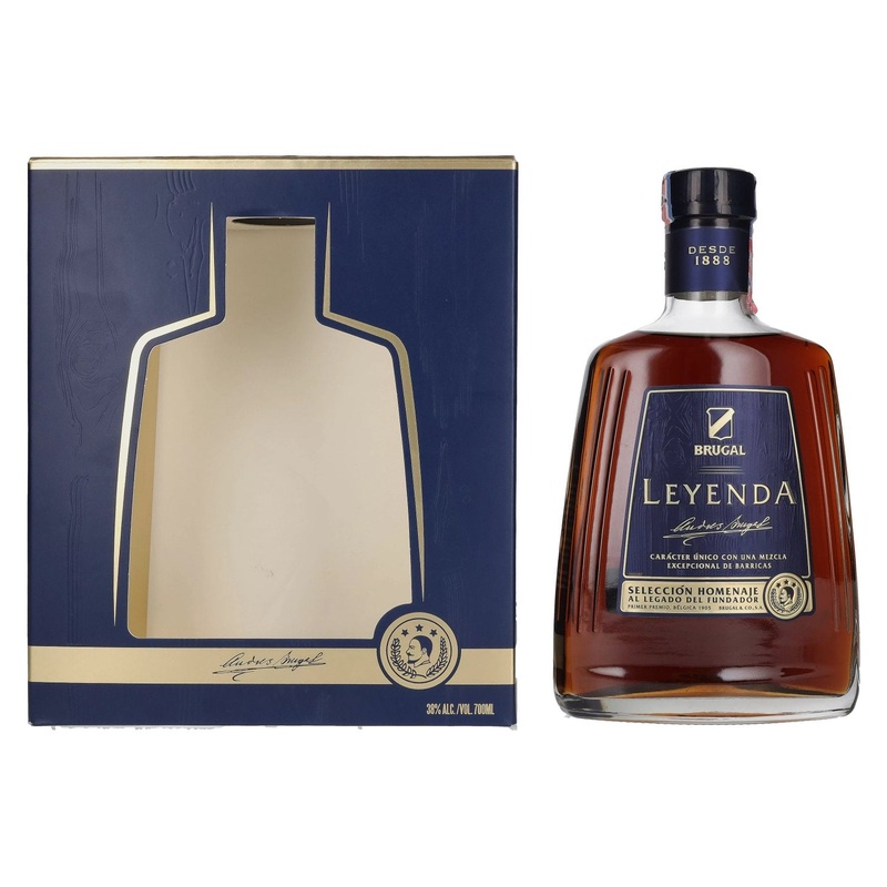 Brugal LEYENDA Seleccion Homenaje 38% Vol. 0,7l in Giftbox