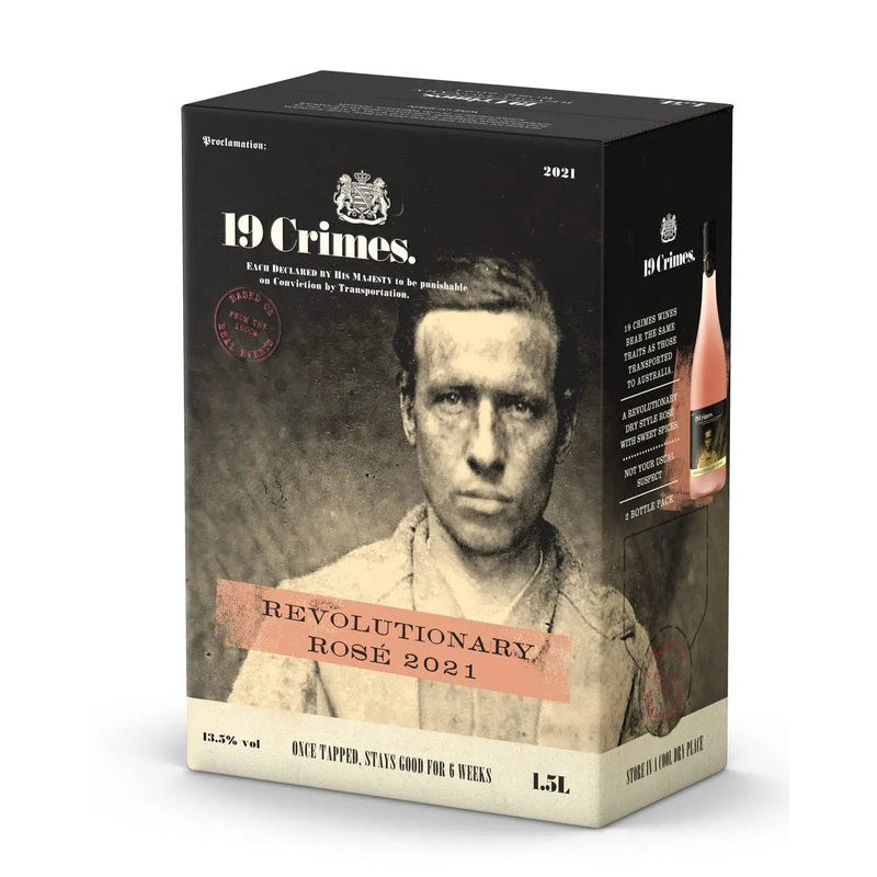 19 Crimes Rose Wine Box, 1.5 L