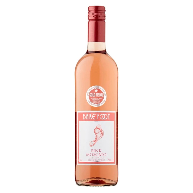 Barefoot Pink Moscato, 75 cl