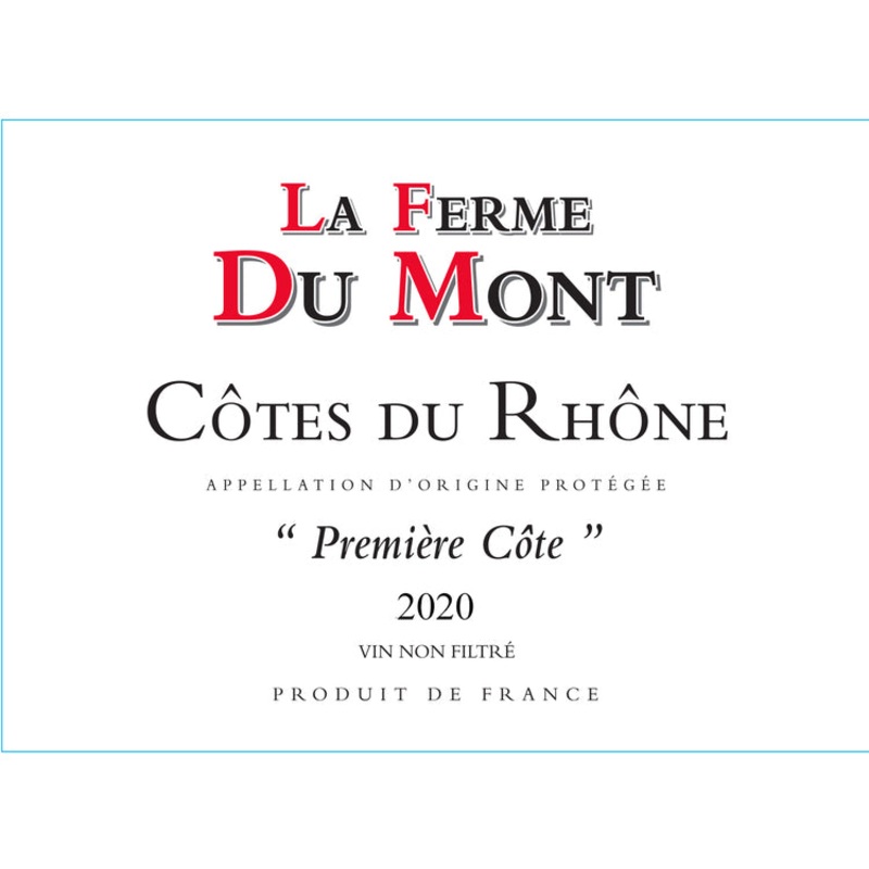 LA FERME MONT COT RHONE PREM 21