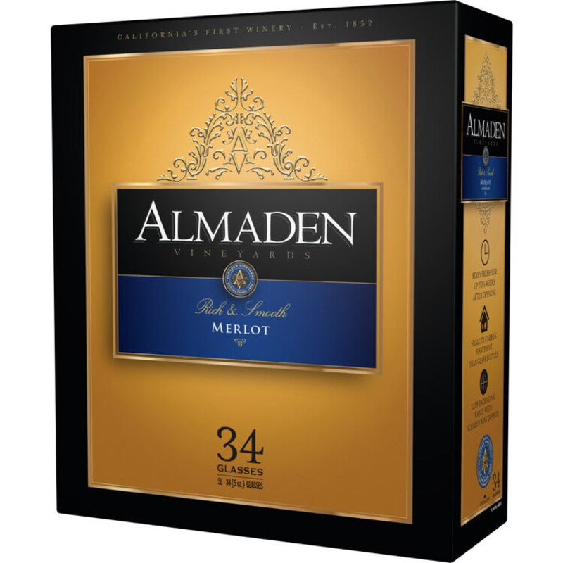 ALMADEN MERLOT BIB
