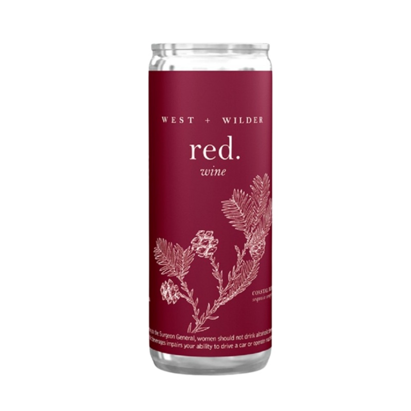 WEST + WILDER RED WINE CAN PAD24PK