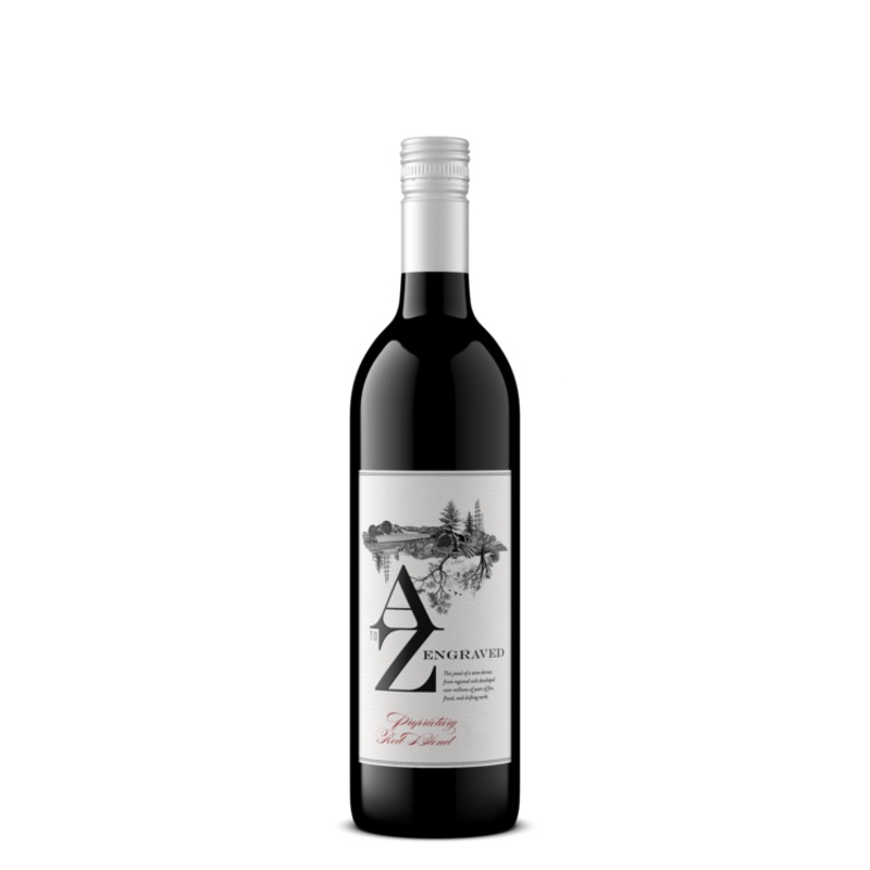 A TO Z RED BLEND ENGRAVED 21