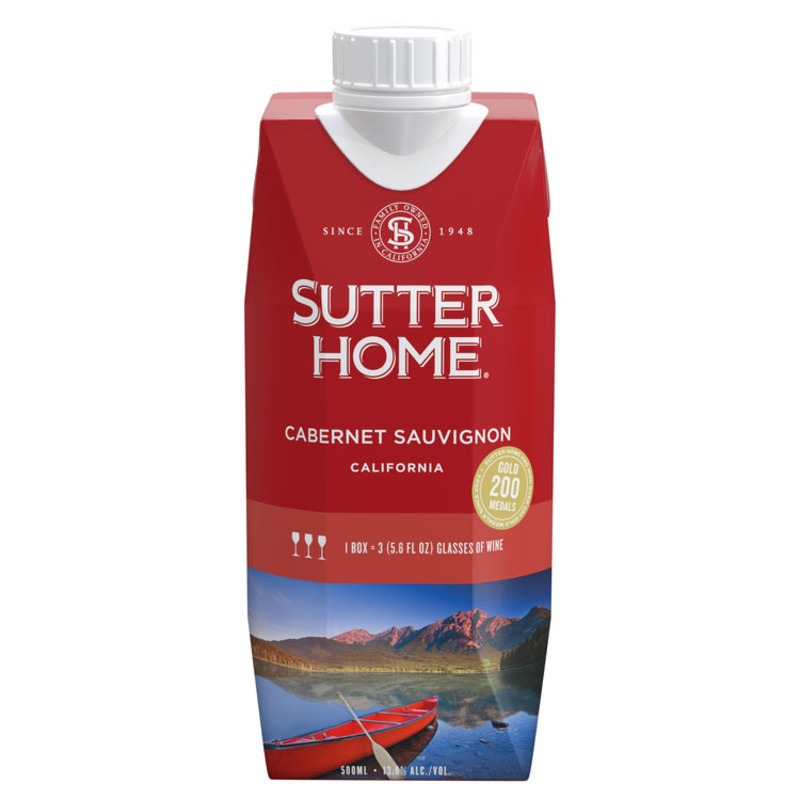 SUTTER HOME CABERNET SAUV(TETRA)