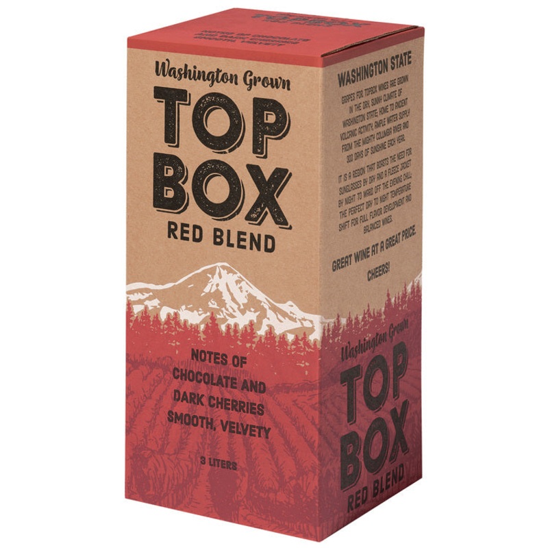 TOPBOX RED BLEND BIB