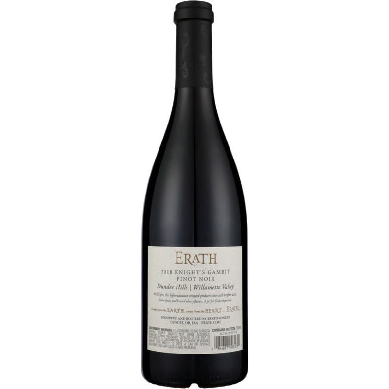 ERATH PINOT NOIR KNIGHTS GAMBIT 19