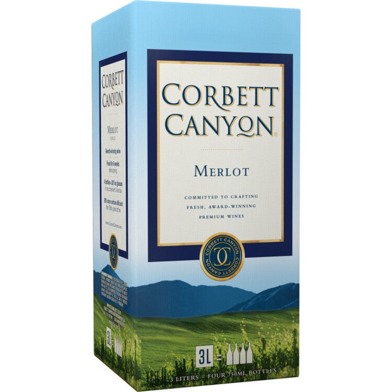 CORBETT CANYON MERLOT BIB