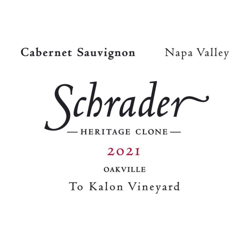 SCHRADER CAB SAUV HERITAGE CLONE21