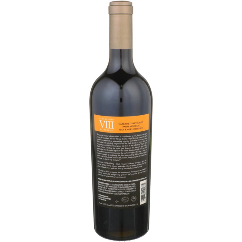 HERZOG CAB SAUV GENERATION VIII 18