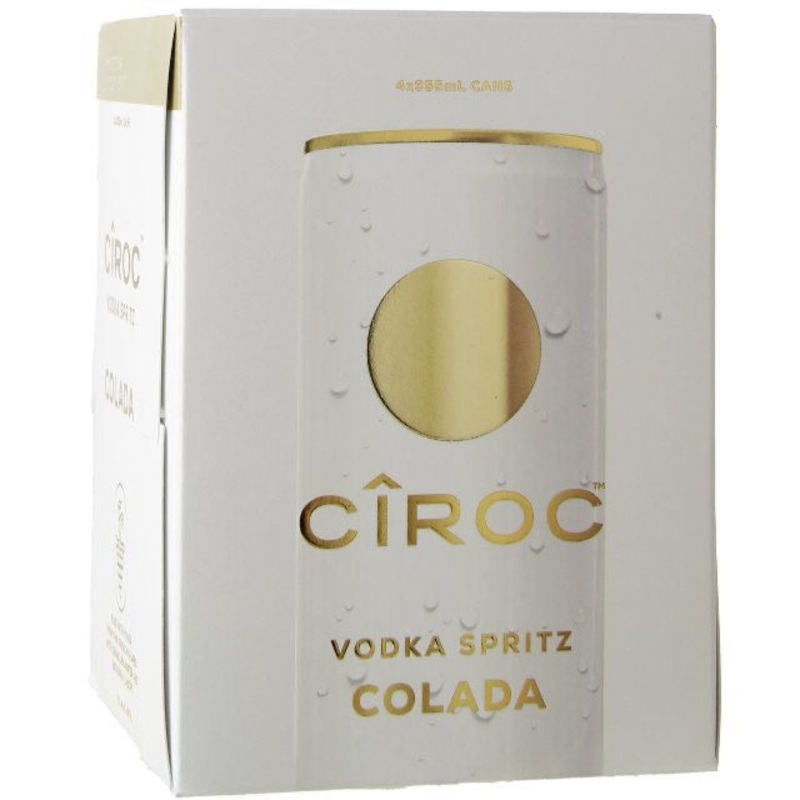 Croc Vodka Spritz Colada 4 pack 355mL cans