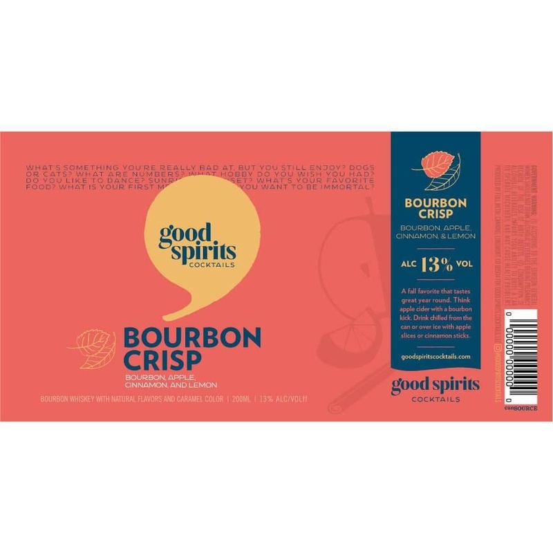 Good Spirits Cocktails Bourbon Crisp