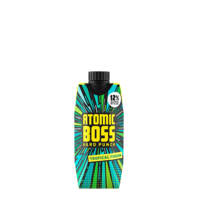 ATOMIC BOSS HARD PUNCH TROPICAL FUSION 500ML