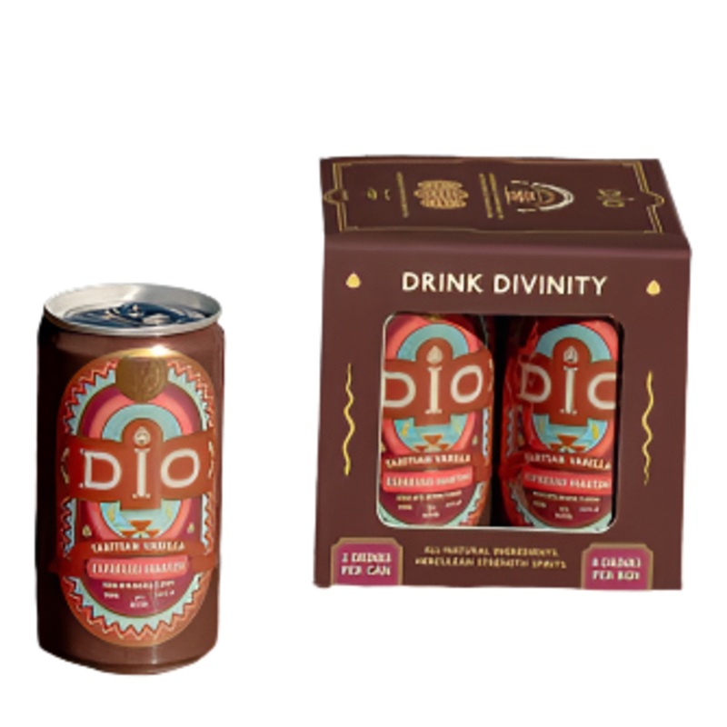 DIO Tahitian Vanilla Espresso Martini 4 Pack/200ml Cans