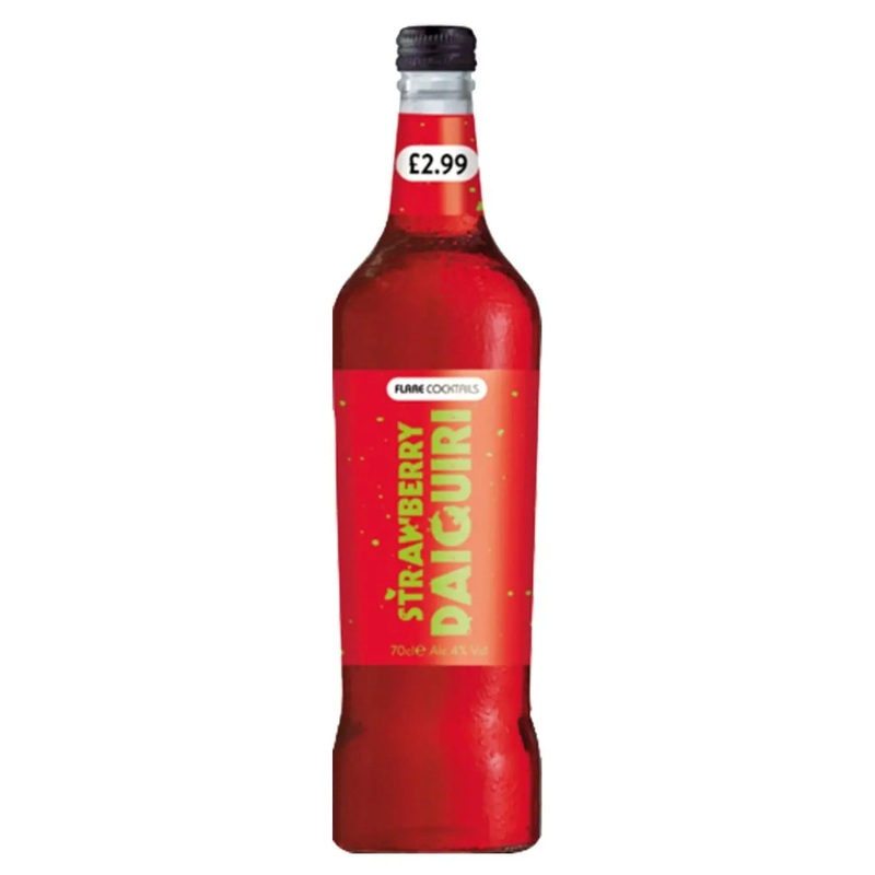 Flare Cocktails Strawberry Daiquiri Premixed Cocktail, 70 cl