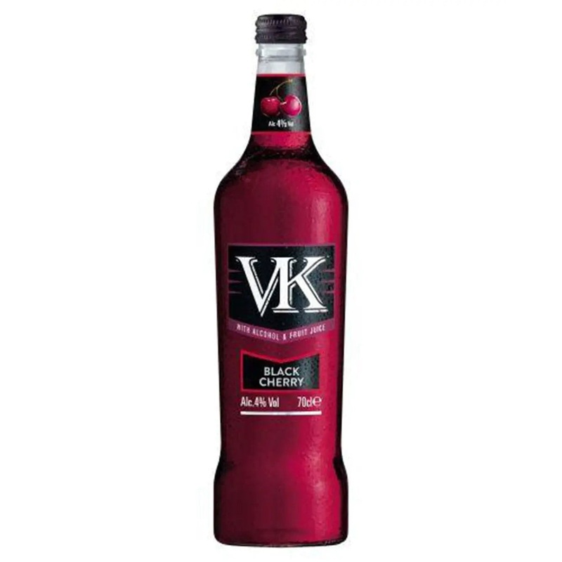 VK Black Cherry Premixed Cocktail Vodka Drink, 70 cl