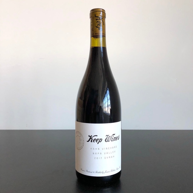 2017 Keep Wines Syrah, Napa Valley, USA