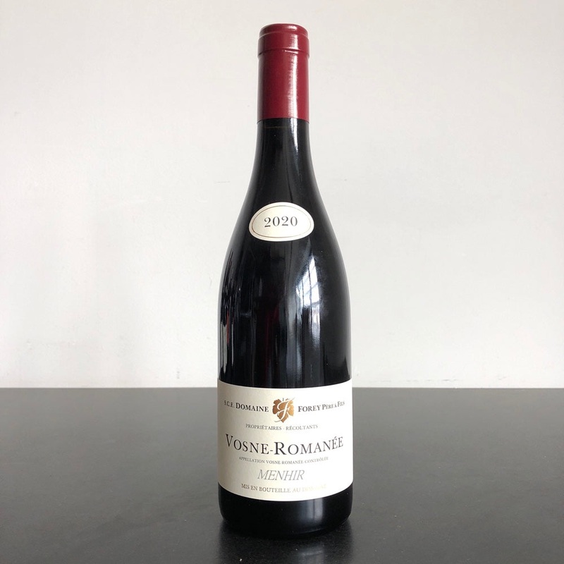 2020 Domaine Forey Pere et Fils Vosne-Romanee Menhir Cote de Nuits, France