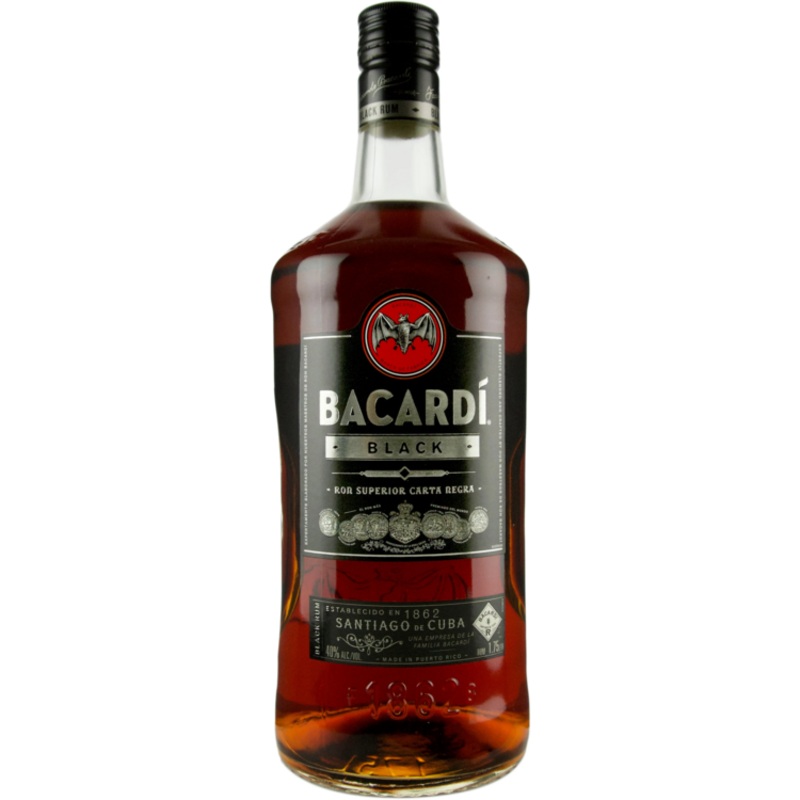 BACARDI RUM BLACK 80