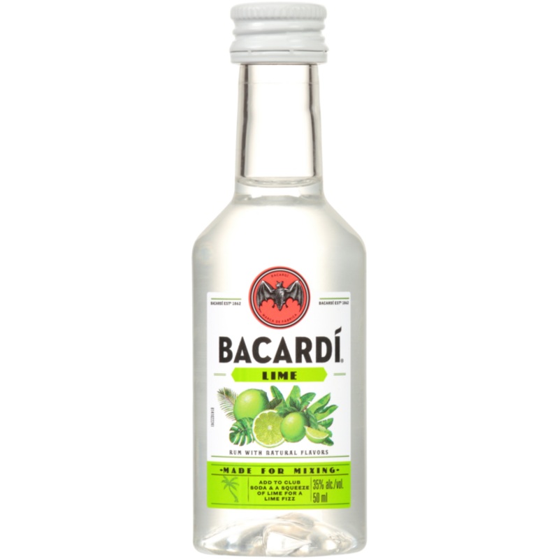 BACARDI RUM LIME 70 12/10PK PET