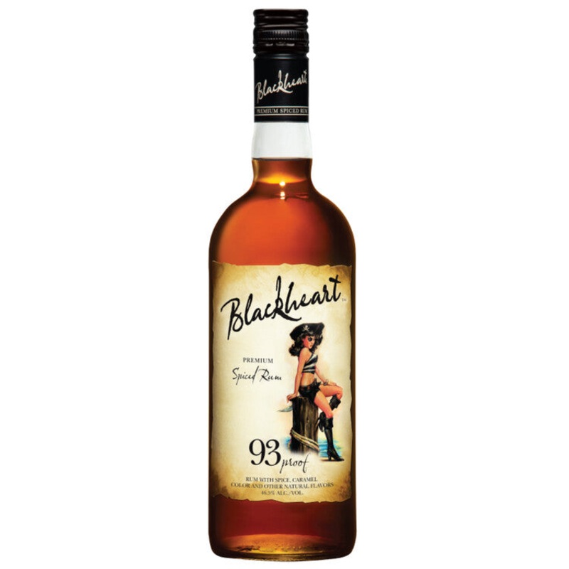BLACKHEART SPICED RUM 93