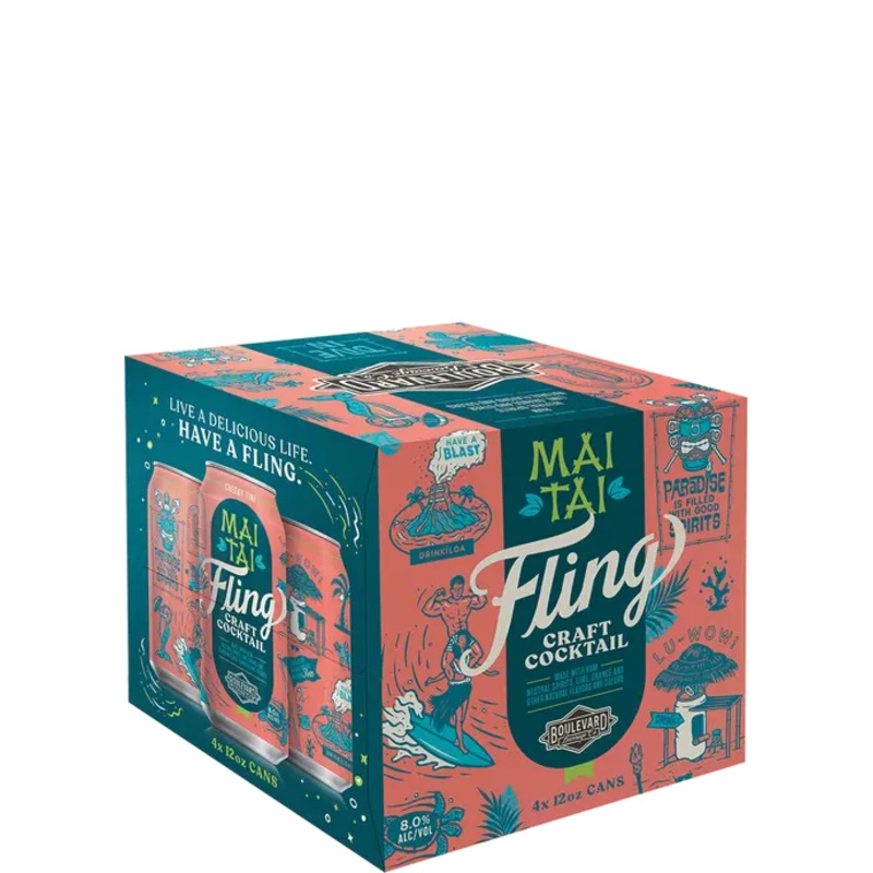 Fling Craft Cockail Mai Tai 12oz 6pack Cans