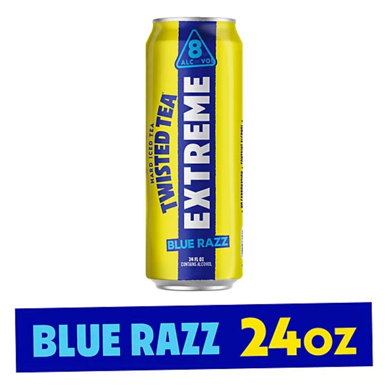 Twisted Tea 24oz Can  Blur Razz Extreme