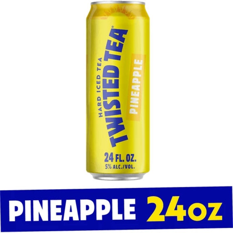 Twisted Tea 24oz Can Pineapple