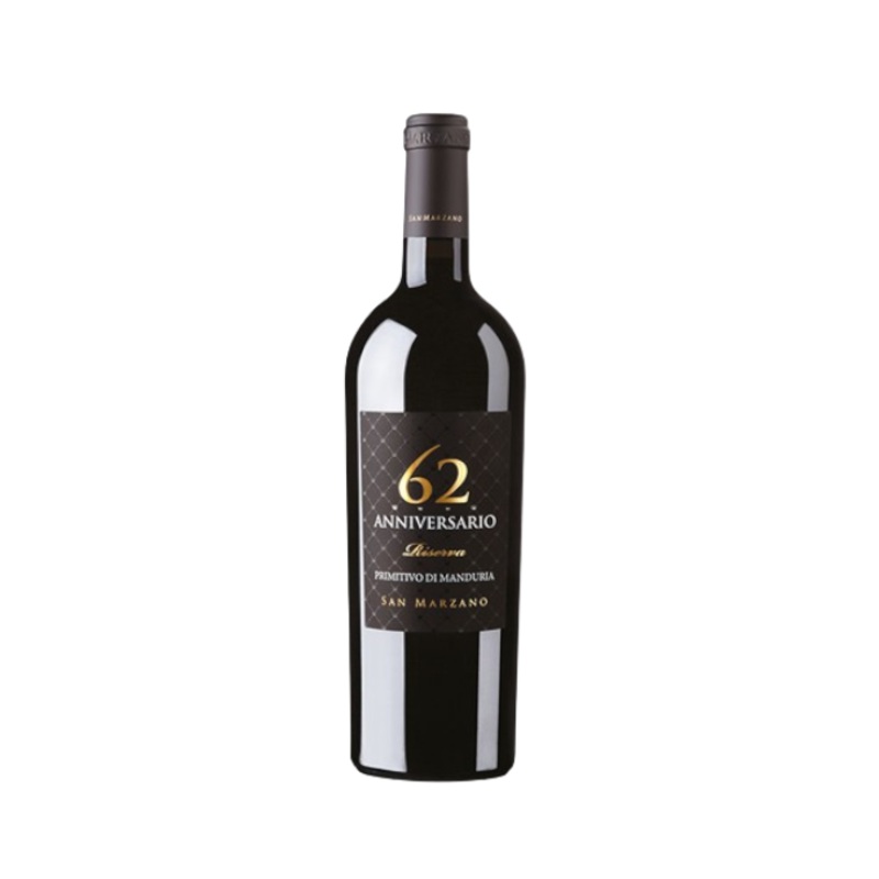 Cantine San Marzano 62 Anniversario Primitivo di Manduria Riserva 750ml