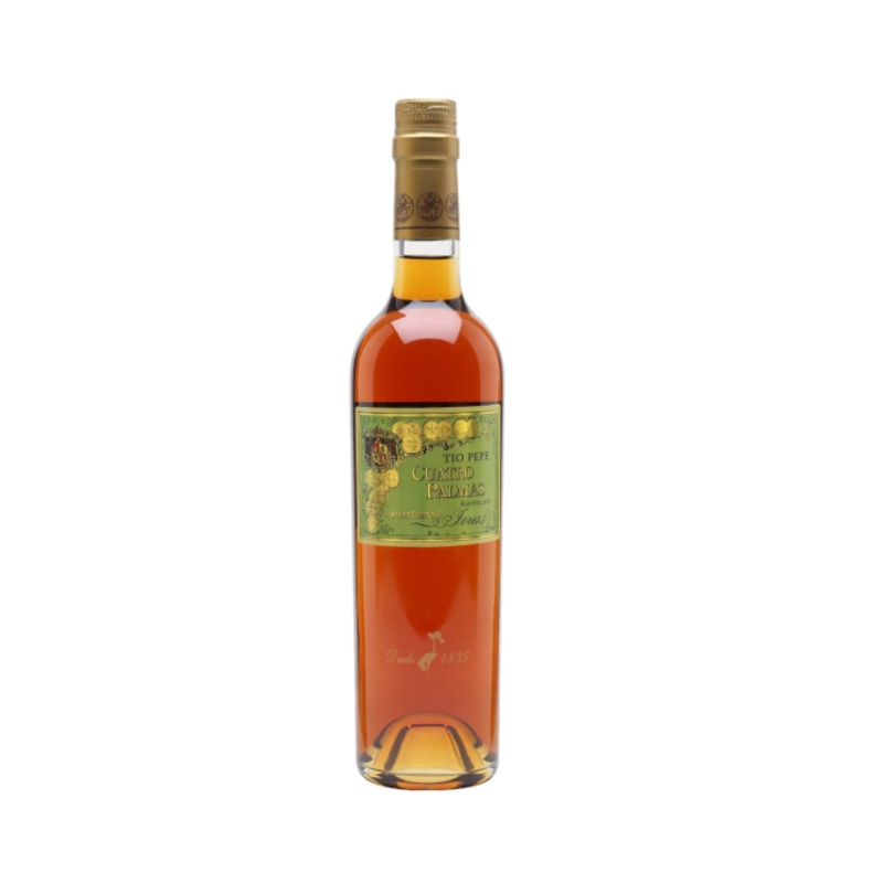 Gonzalez Byass Cuatro Palmas Amontillado Sherry 500ml
