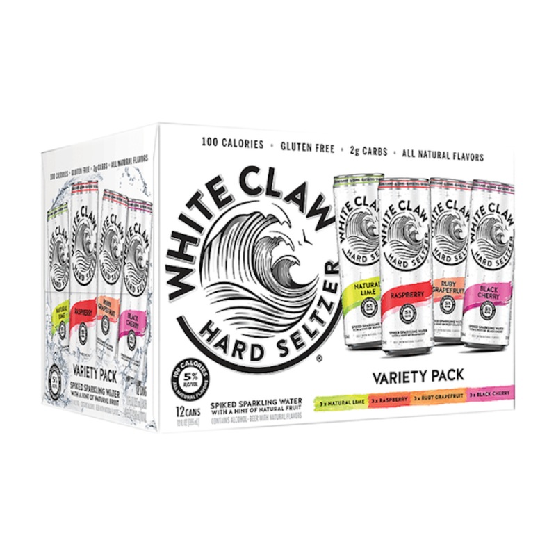 White Claw Hard Seltzer Variety Pack  # 1 12-Pack Can