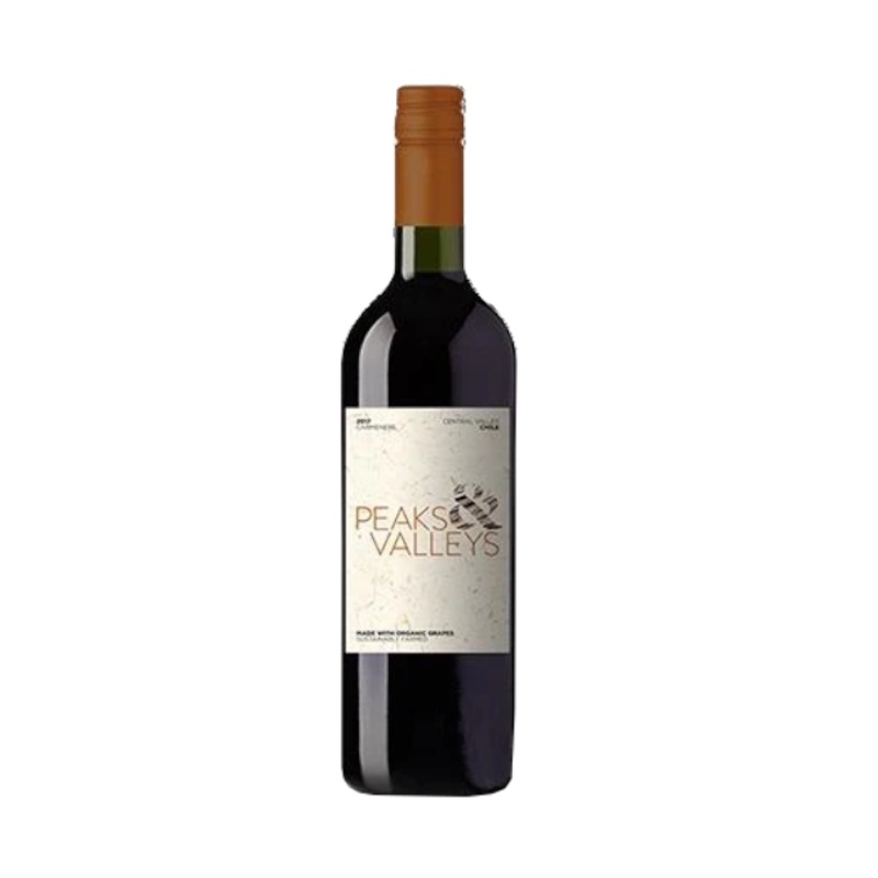 Peaks and Valleys Organic Carmenere 2017 750ml