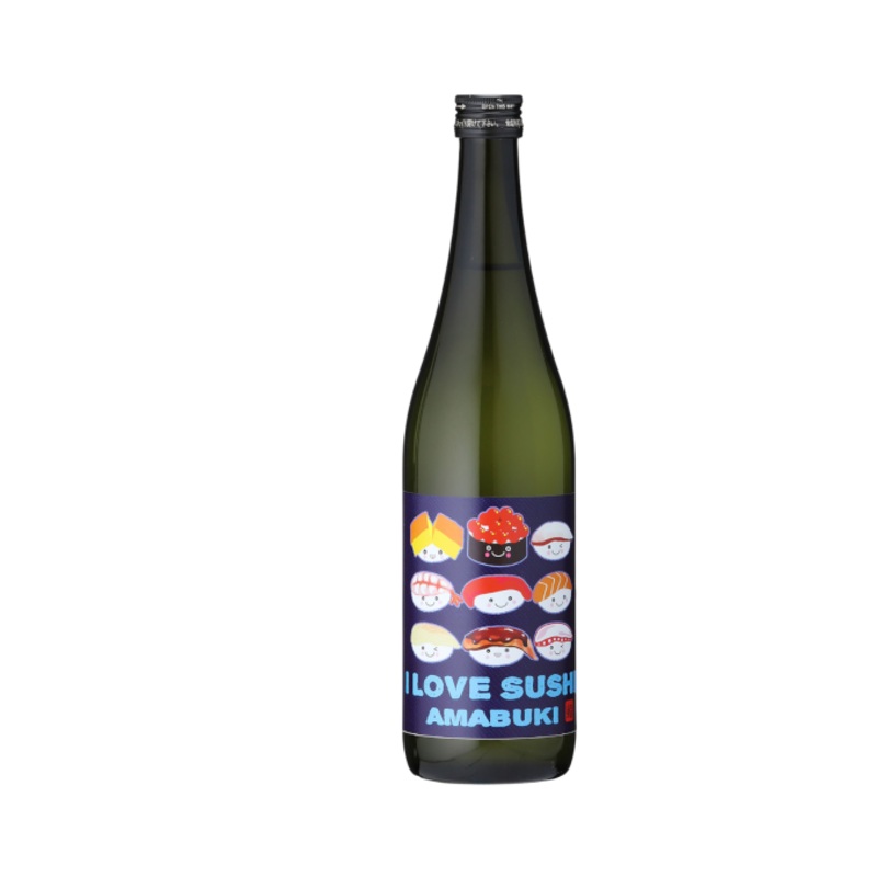 Amabuki I Love Sushi Dry Junmai Nama 720ml