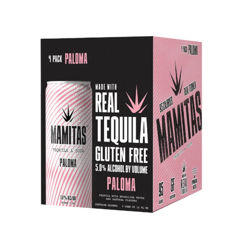 Mamitas Tequila & Soda Paloma 12oz 4-Pack Can