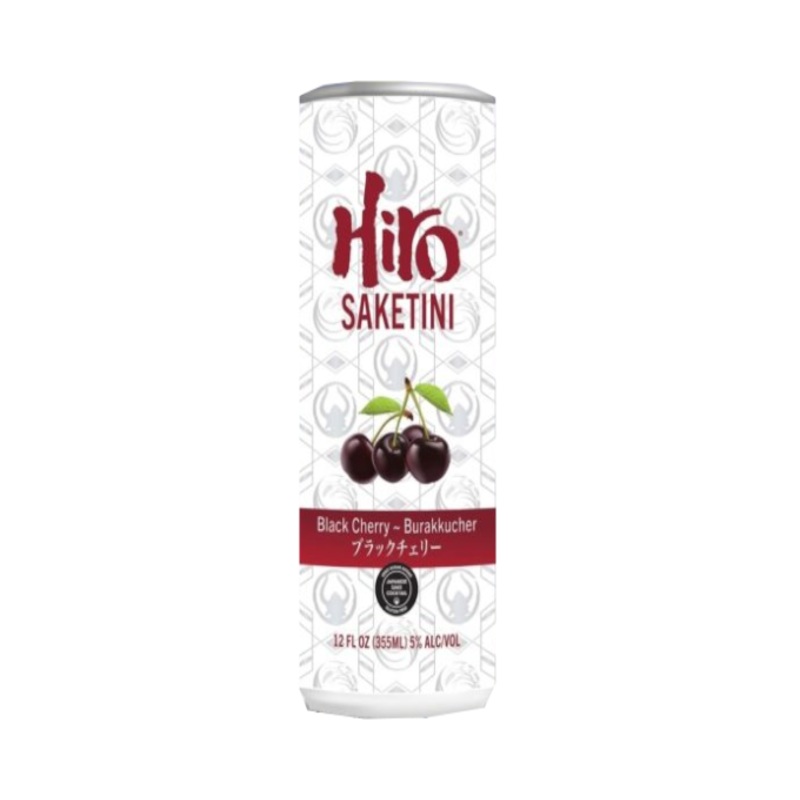 Hiro Saketini Black Cherry 12oz 4-Pack Can