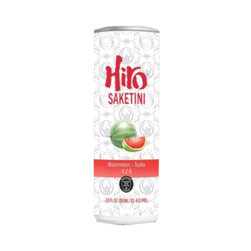 Hiro Saketini Watermelon 12oz 4-Pack Can