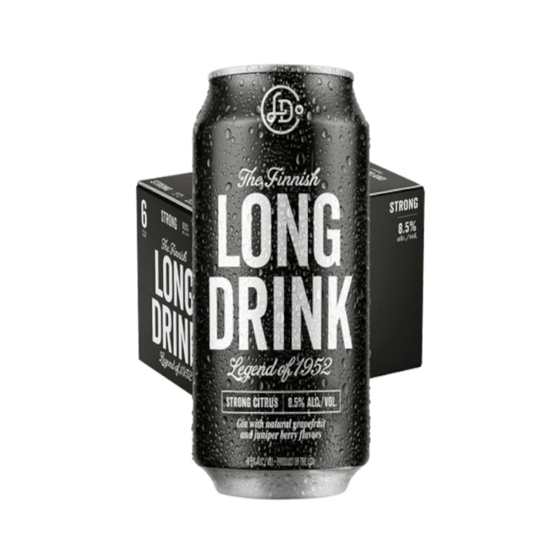 The Finnish Long Drink Strong Cocktail 355ml 6-Pack Can