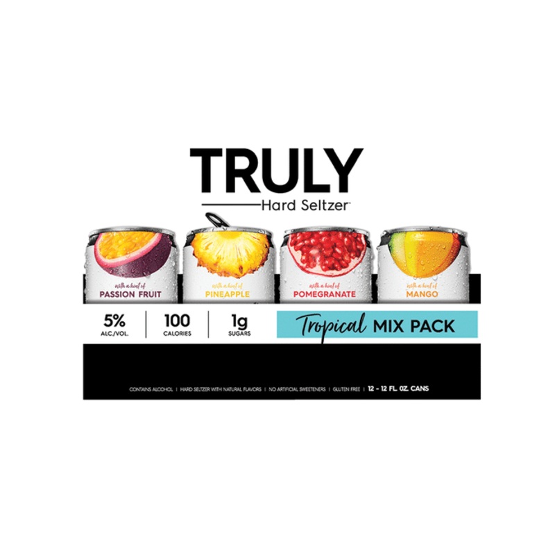 Truly Hard Seltzer Variety Tropical 12oz 12-Pack Can