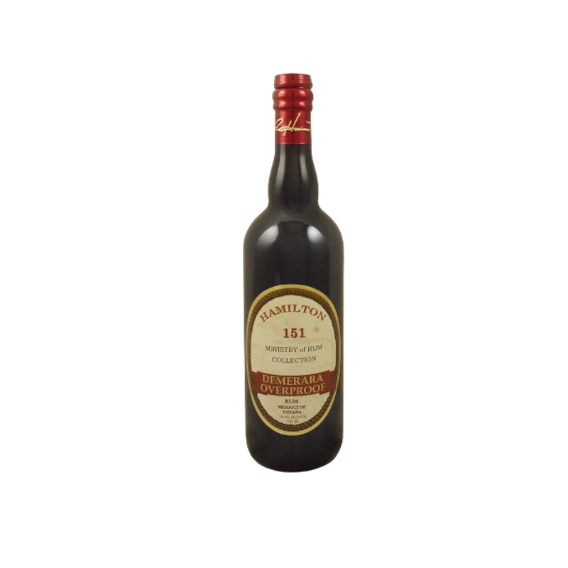 Hamilton Demerara 151 Proof 750ml