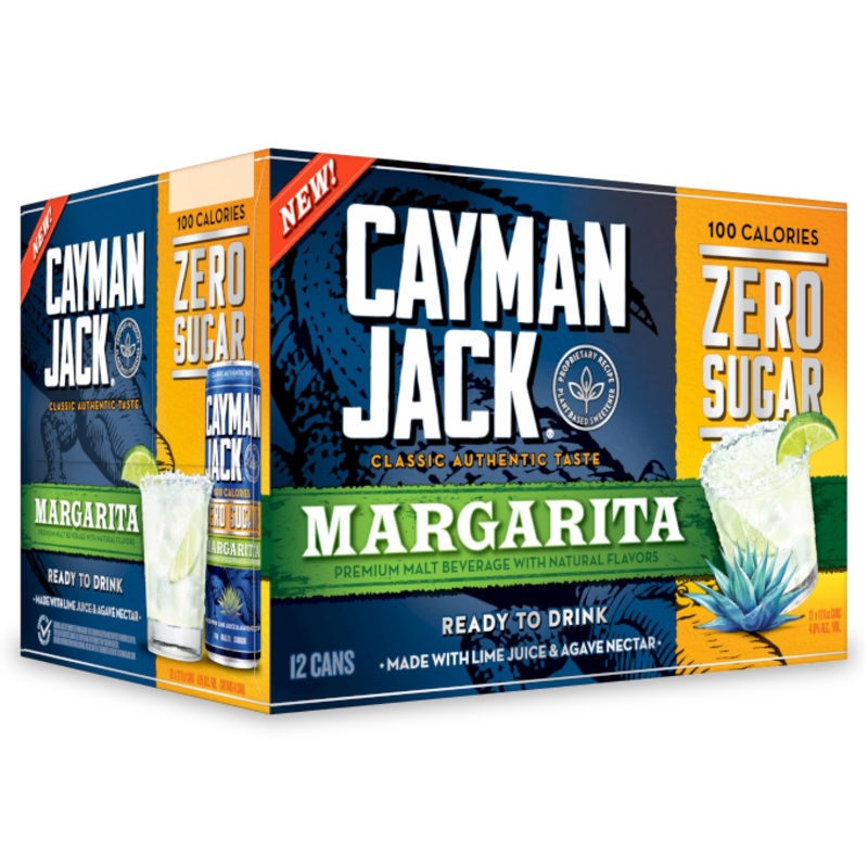 Cayman Jack Margarita Zero Sugar 12oz 12-Pack Can