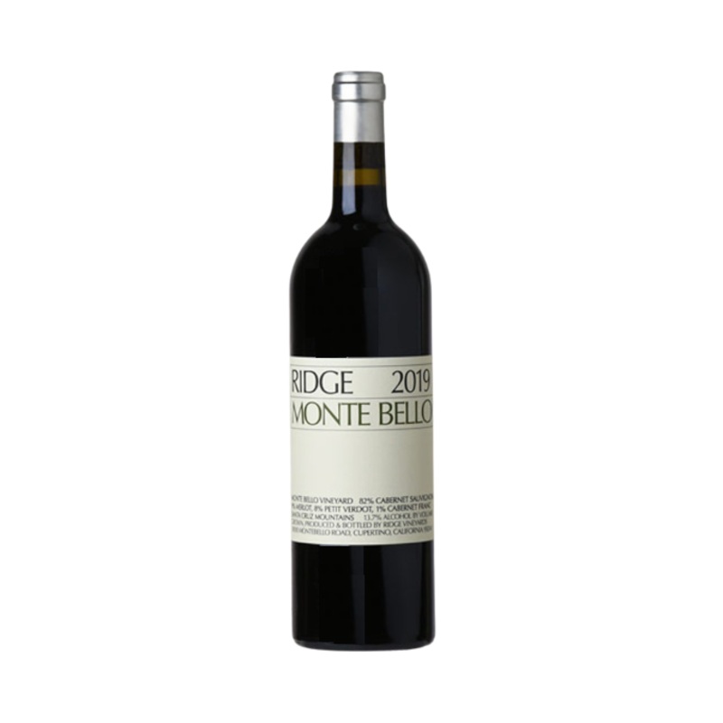 Ridge Monte Bello 2019 750ml (No Barcode) (99JS)